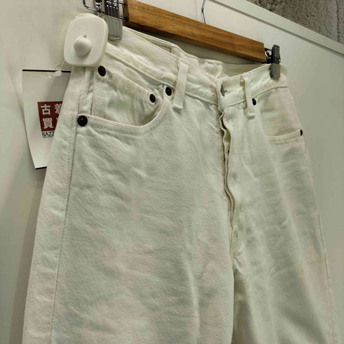 リーバイス Levis 90S USA製 FOR WOMEN 6501 ボタン裏 544 刻印 ボタンフライ ホワイト デニム パンツ 1995年製 レディース W:30 L:30