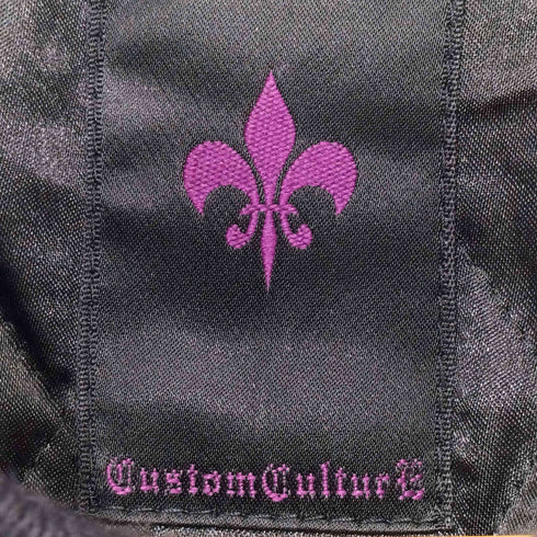 カスタムカルチャー CUSTOM CULTURE 00s Y2K 袖レザー メルトン スタジアムジャンパー スタジャン メンズ JPN:44