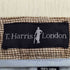 T.Harris london 千鳥格子 リネン100% 2タックスラックス メンズ W34/L32