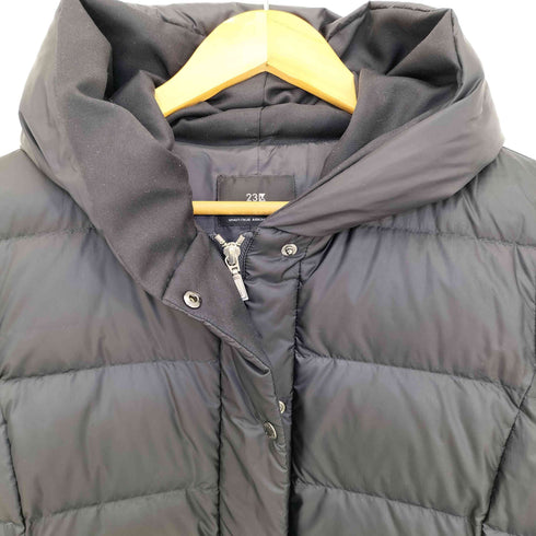 ニジュウサンク 23区 シレータフタ ショート ダウンコート レディース JPN:42