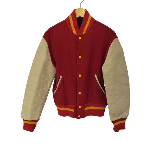 50-60s General Athletic Products ウール レザー スタジアムジャケット メンズ US:38