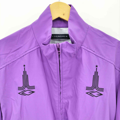 コグノーメン COGNOMEN フロントロゴ刺繍 フルジップ ナイロン トラックジャケット メンズ JPN:L
