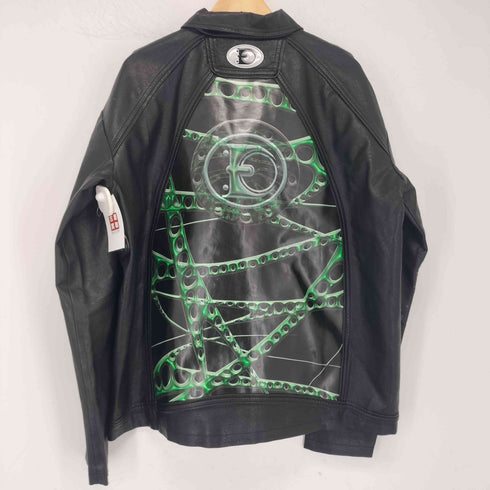 EMBRYO Pu leather グラフィックブルゾン メンズ JPN:L