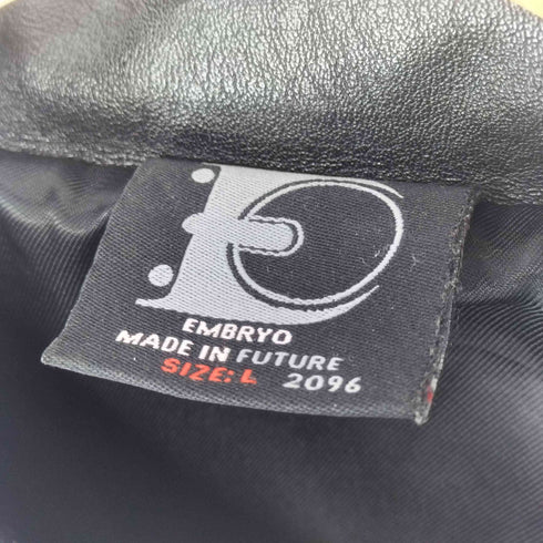 EMBRYO Pu leather グラフィックブルゾン メンズ JPN:L