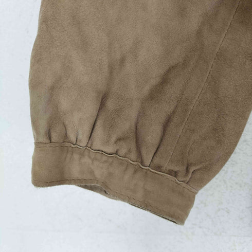 バナナリパブリック BANANA REPUBLIC ラムスエードノーカラーシャツブラウス レディース S