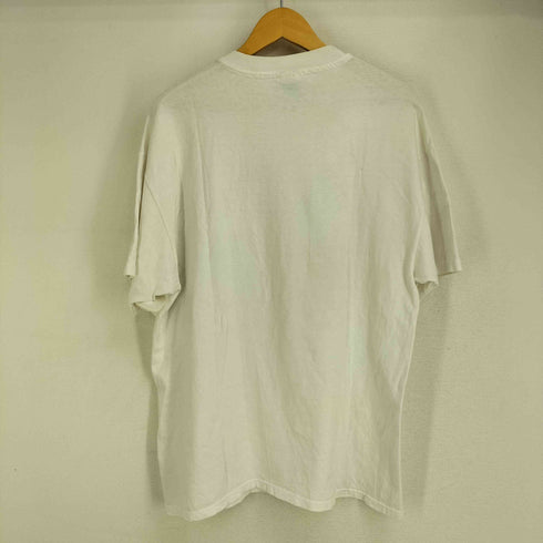 ヘインズ Hanes 90S USA製 袖シングルステッチ フロントプリント クルーネック Tシャツ コピーライト1992 メンズ import:XL