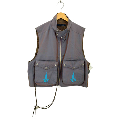コグノーメン COGNOMEN KINDNESS VEST 裏地チェック ダブルジッパー カインドネスベスト メンズ JPN:L