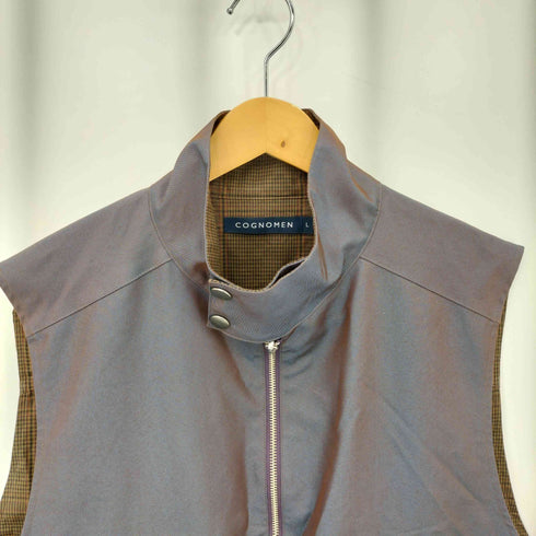 コグノーメン COGNOMEN KINDNESS VEST 裏地チェック ダブルジッパー カインドネスベスト メンズ JPN:L