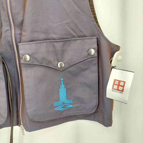 コグノーメン COGNOMEN KINDNESS VEST 裏地チェック ダブルジッパー カインドネスベスト メンズ JPN:L