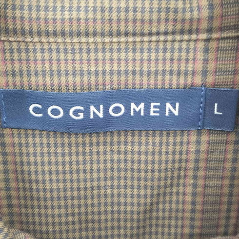 コグノーメン COGNOMEN KINDNESS VEST 裏地チェック ダブルジッパー カインドネスベスト メンズ JPN:L