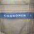 コグノーメン COGNOMEN KINDNESS VEST 裏地チェック ダブルジッパー カインドネスベスト メンズ JPN:L