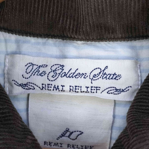 レミレリーフ REMI RELIEF 裏地 アロハ ダウンベスト メンズ JPN:M