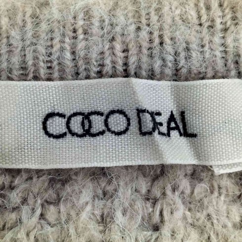 ココディール COCO DEAL 22aw 起毛オーバーニットカーディガン レディース JPN:2