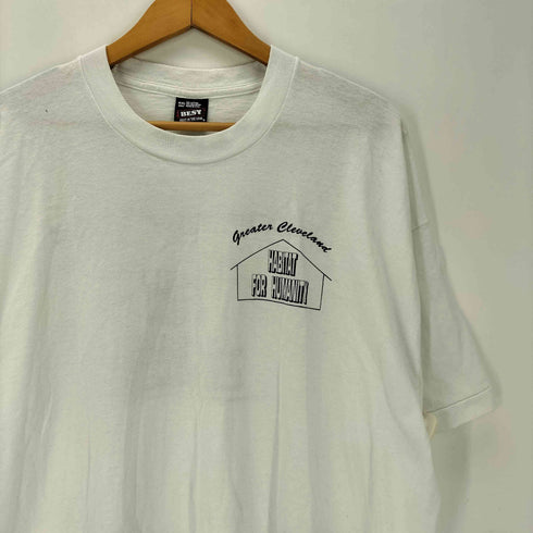 FRUIT OF THE LOOM ボディ BESTタグ USA製 HABITAT FOR HUMANITY 両面プリント Tシャツ メンズ import:XXL