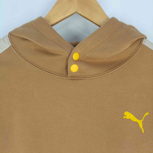 プーマ PUMA 異素材ミックス オーバーサイズフーディスエット レディース JPN:XL