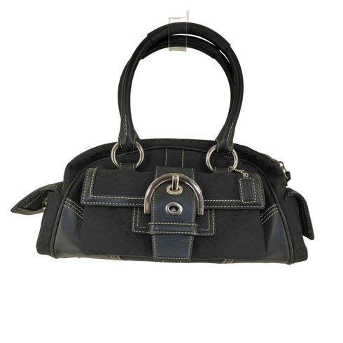 コーチ COACH ミニシグネチャー キャンバス ハンドバッグ レディース