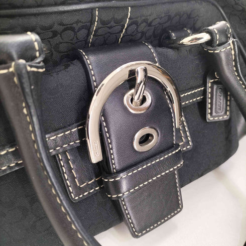 コーチ COACH ミニシグネチャー キャンバス ハンドバッグ レディース