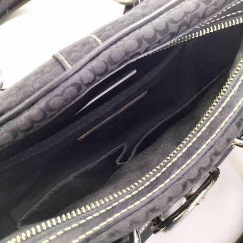 コーチ COACH ミニシグネチャー キャンバス ハンドバッグ レディース