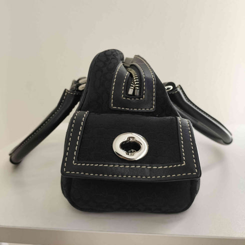 コーチ COACH ミニシグネチャー キャンバス ハンドバッグ レディース