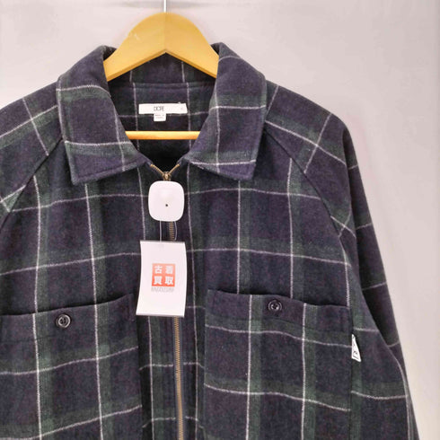 ドープ DOPE 19AW タータンチェック Dカン ウール ポリ ジップアップ シャツ ジャケット メンズ JPN:XL