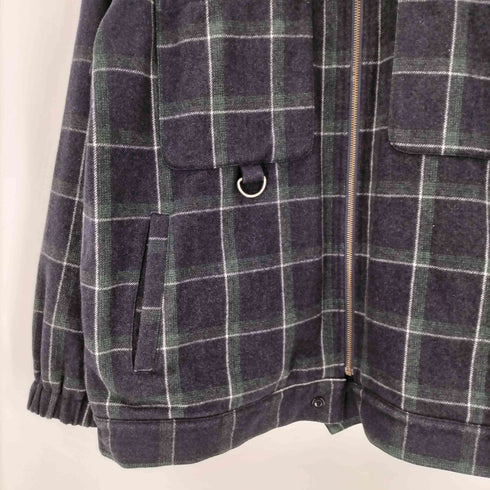 ドープ DOPE 19AW タータンチェック Dカン ウール ポリ ジップアップ シャツ ジャケット メンズ JPN:XL