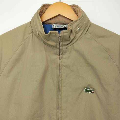 アイゾッドラコステ IZOD LACOSTE 70-80s 糸巻きタグ フード収納 ワンポイント ラグラン スウィングトップ メンズ import:M