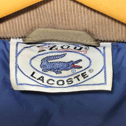 アイゾッドラコステ IZOD LACOSTE 70-80s 糸巻きタグ フード収納 ワンポイント ラグラン スウィングトップ メンズ import:M