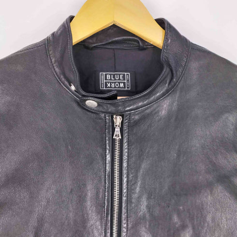 ブルーワーク BLUE WORK ラムレザー シングルライダース メンズ JPN:L