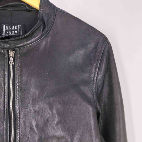 ブルーワーク BLUE WORK ラムレザー シングルライダース メンズ JPN:L