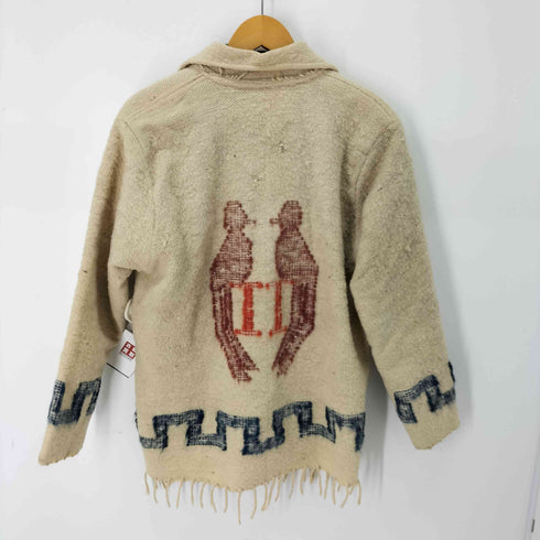 60S~ フリンジデザイン ネイティブ柄 グアテマラジャケット talonジップ メンズ