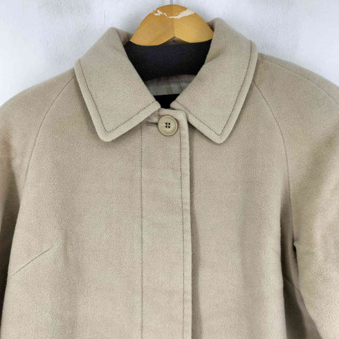 バーバリーロンドン BURBERRY LONDON アンゴラ混 ステンカラーコート レディース 38