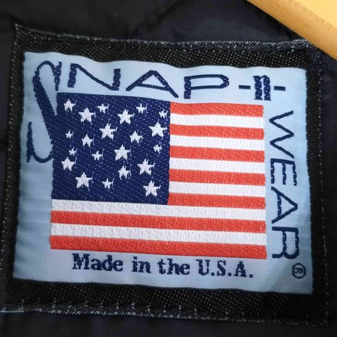 SNAP’N’WEAR USA製 キルティングベスト メンズ