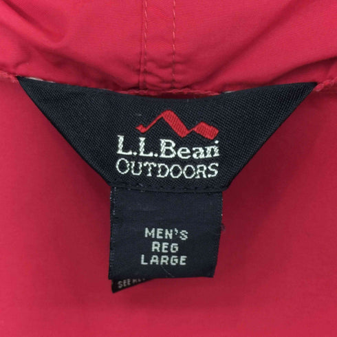 エルエルビーン L.L.Bean 90s 裾ドローコード アノラックパーカー ナイロン プルオーバージャケット メンズ import:L