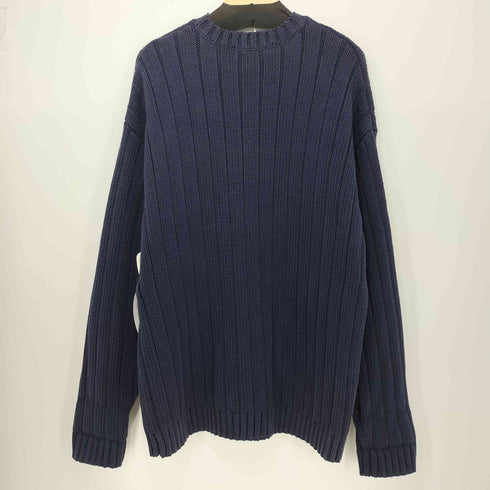 バナナリパブリック BANANA REPUBLIC 90s ボックスフィット リブ編み コットンニット メンズ import:XL