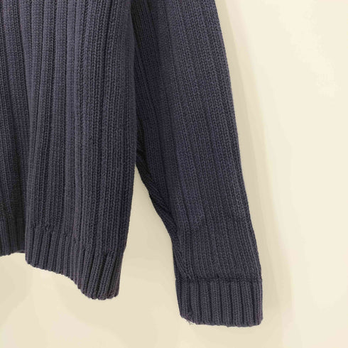 バナナリパブリック BANANA REPUBLIC 90s ボックスフィット リブ編み コットンニット メンズ import:XL