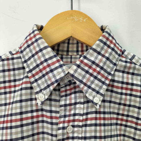 ブルックスブラザーズ BROOKS BROTHERS チェック柄 ボタンダウン長袖シャツ メンズ BB0