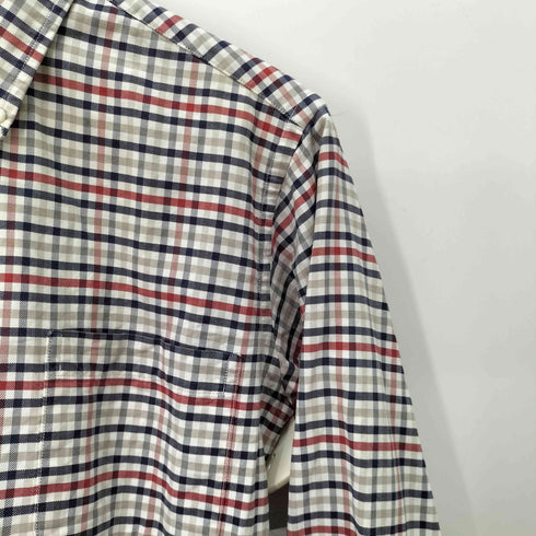 ブルックスブラザーズ BROOKS BROTHERS チェック柄 ボタンダウン長袖シャツ メンズ BB0
