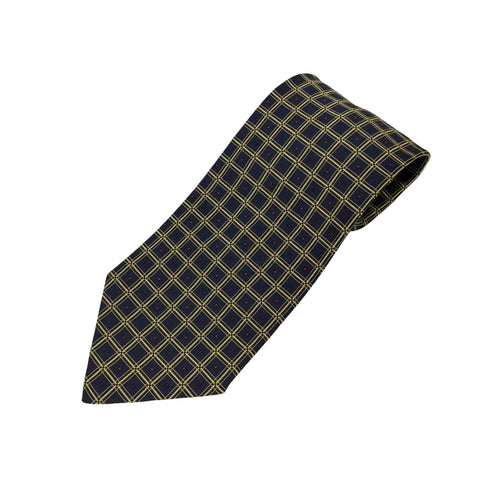 エルメネジルドゼニア Ermenegildo Zegna 100% シルク 総柄 ネクタイ メンズ