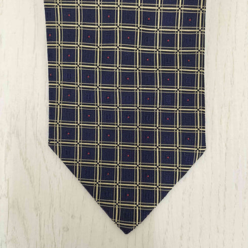 エルメネジルドゼニア Ermenegildo Zegna 100% シルク 総柄 ネクタイ メンズ