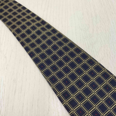 エルメネジルドゼニア Ermenegildo Zegna 100% シルク 総柄 ネクタイ メンズ