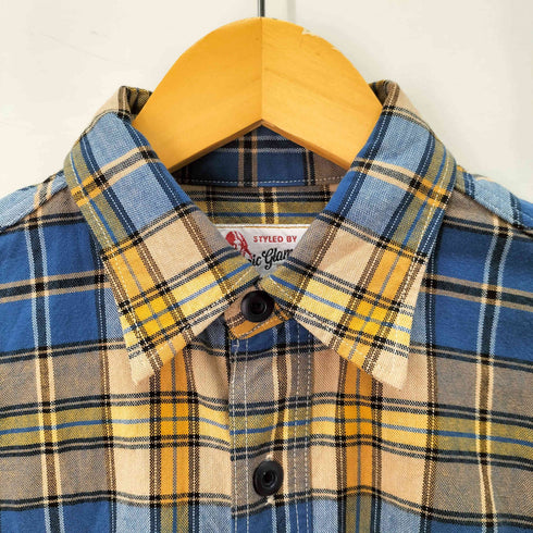 ヒステリックグラマー HYSTERIC GLAMOUR チェック長袖 ワークシャツ メンズ import:S