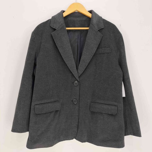 AZ-U 2Bテーラードジャケット 3タック ワイドテーパード パンツ セットアップ レディース