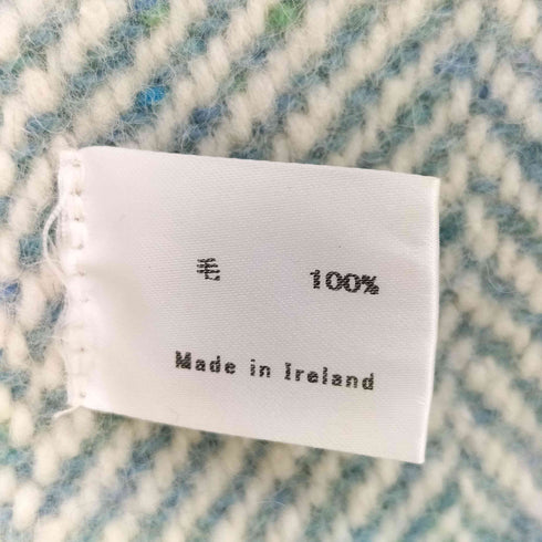 AVOCA アイルランド製 ウール フリンジ ポケット付き ストール レディース