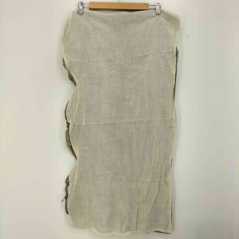 富士山 ツル スキージャンプ 刺繍 ストール レディース