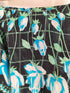 アナスイ ANNA SUI 花柄 シアー スカート レディース JPN:4