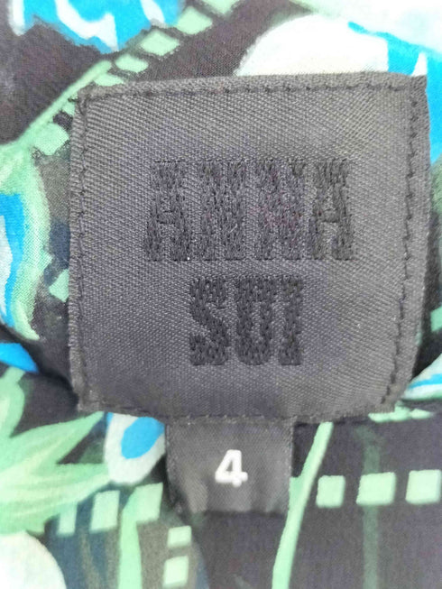 アナスイ ANNA SUI 花柄 シアー スカート レディース JPN:4