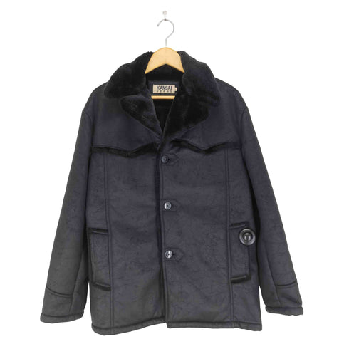 カンサイジーンズ KANSAI JEANS フェイクムートンブルゾン メンズ JPN:L