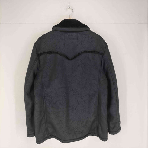 カンサイジーンズ KANSAI JEANS フェイクムートンブルゾン メンズ JPN:L