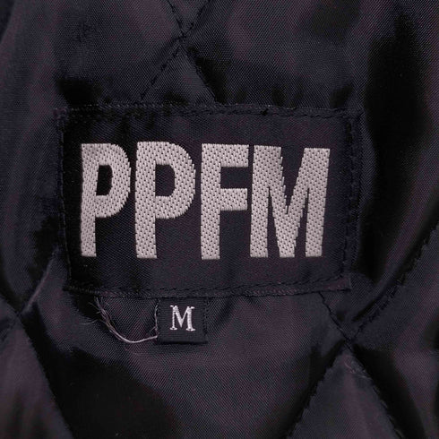 ピーピーエフエム PPFM 00S y2k ラクーンファー付き 中綿 フライトジャケット メンズ JPN:M