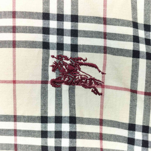 バーバリーブルーレーベル BURBERRY BLUE LABEL ノバチェック ハーフスリーブ シャツ レディース JPN:36